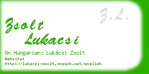 zsolt lukacsi business card